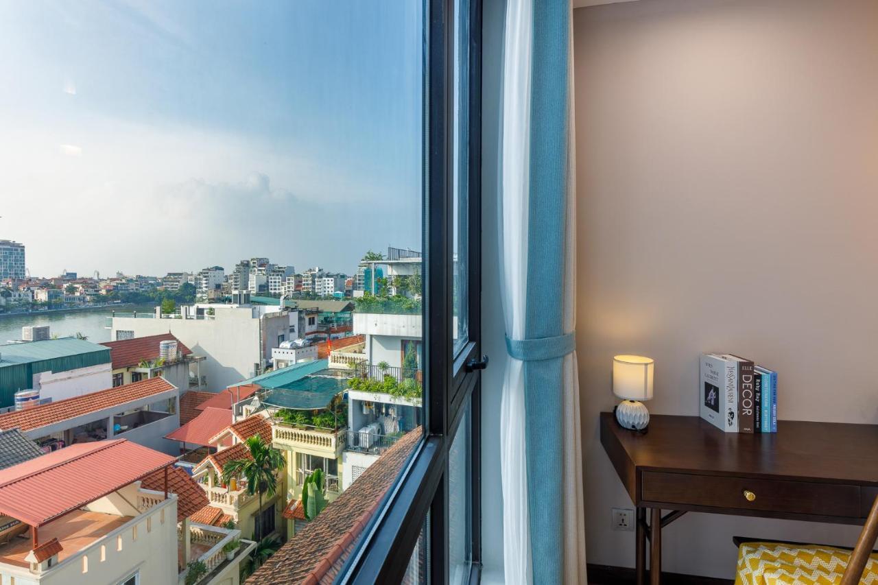 Margaery Boutique Apartment & Skyon9 Rooftop Bar ハノイ市 エクステリア 写真