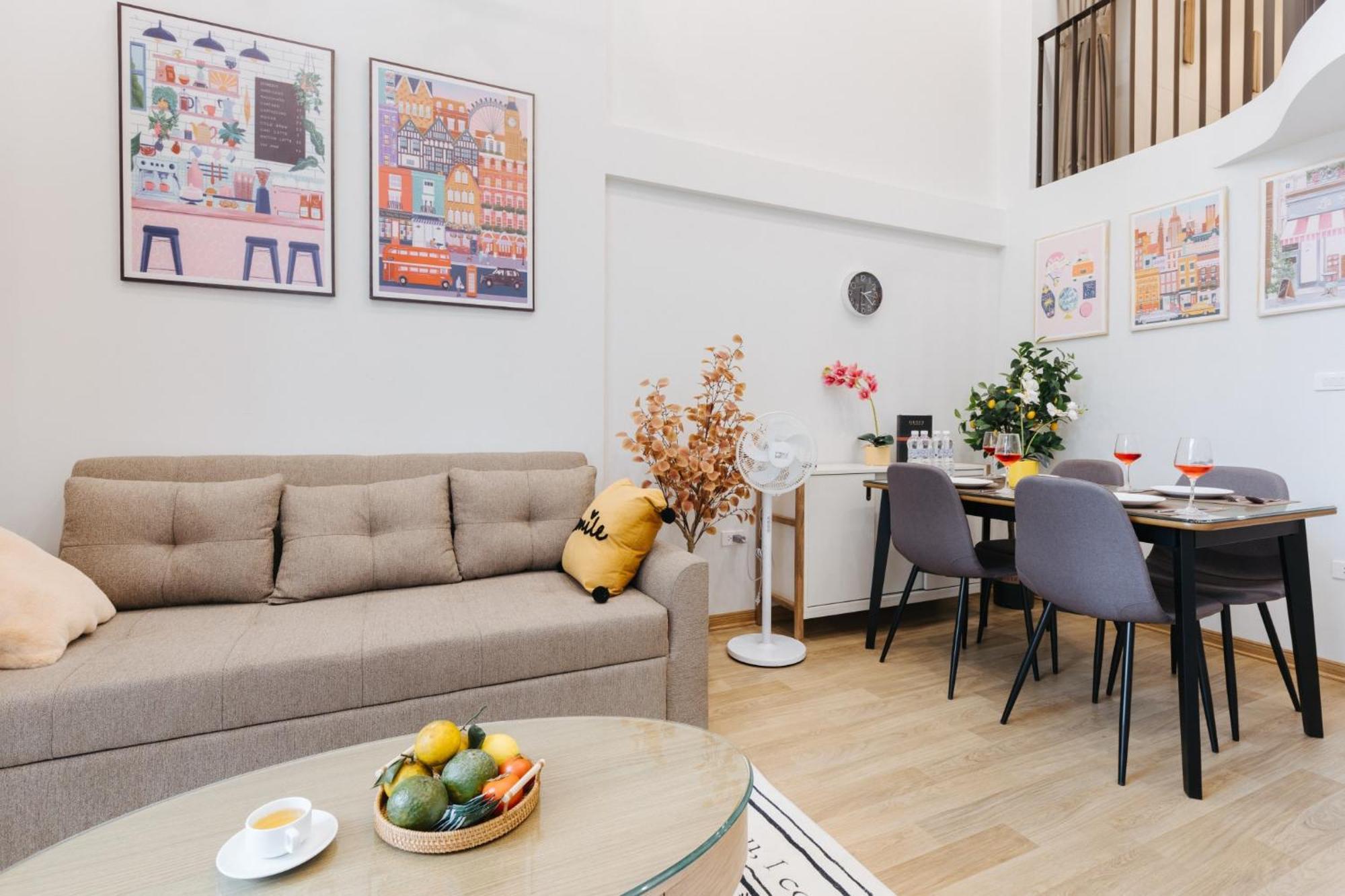 Margaery Boutique Apartment & Skyon9 Rooftop Bar ハノイ市 エクステリア 写真